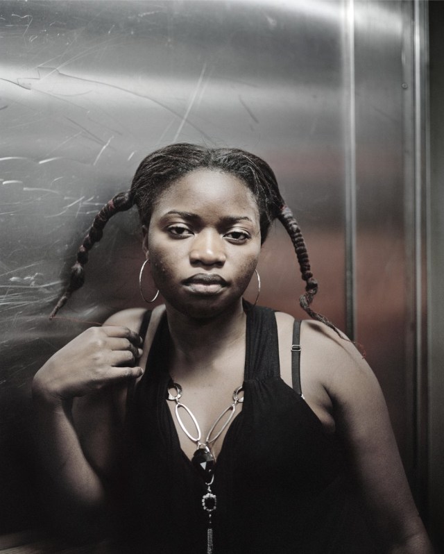 Mikhael Subotzky and Patrick Waterhouse, Lift Portrait, 24, Ponte City, Johannesburg, 2008; Collection, Pier 24 Photography. Courtesy of the Artists and Goodman Gallery, Johannesburg.